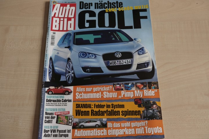 Deckblatt Auto Bild (10/2006)